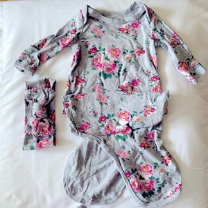 Baby Girl Outfit for photo shoot with Headband